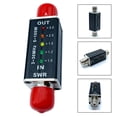 thumbnail image 3 of 5 LEDs LED SWR meter 3-30MHz frequency 100W short wave standing waves indicator, 3 of 11