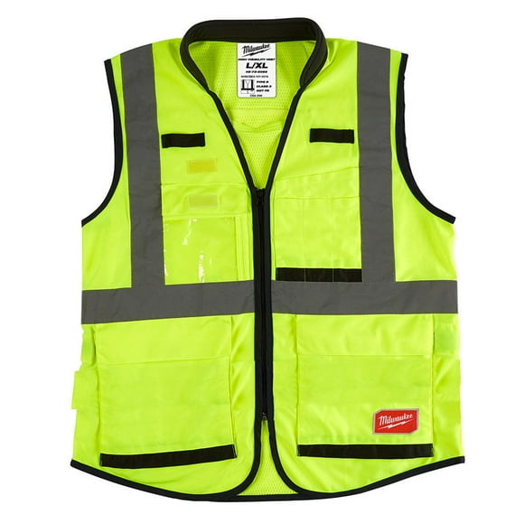 Milwaukee 48-73-5083 Class 2 High Visibility Yellow Performance Safety Vest - 2XL/3XL