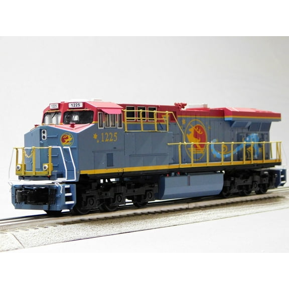 MTH RAILKING NORTH POLE ES44AC DIESEL ENGINE #1225 O GAUGE 30-21239-1