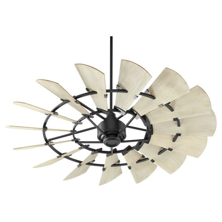 

Quorum International 96015 60 15 Blade Indoor Ceiling Fan - Noir