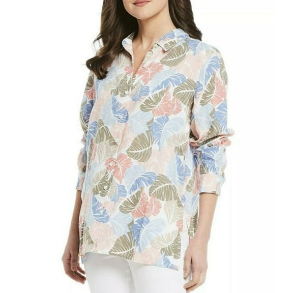 Tommy Bahama Camo Fronds LS Tropical Shirt, Multi, Small