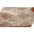 thumbnail image 5 of Rectangle Thin Table Runners Dollies for Weddings Top Cloths Handcrafted Bedside Table Cover Scarfs Cover  Centerpiece for Dining Table, 5 of 7