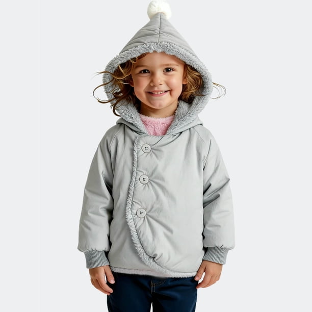 Cowsor Kids Winter Coats with Hooded Light Puffer Coat Warm Padded Jacket for Boys Girls Toddler