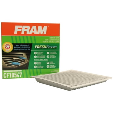 FRAM Fresh Breeze Cabin Air Filter CF10547 with Arm & Hammer Baking Soda, for Select Ford Vehicles Fits select: 2007-2015 FORD EDGE, 2007-2018 LINCOLN MKX
