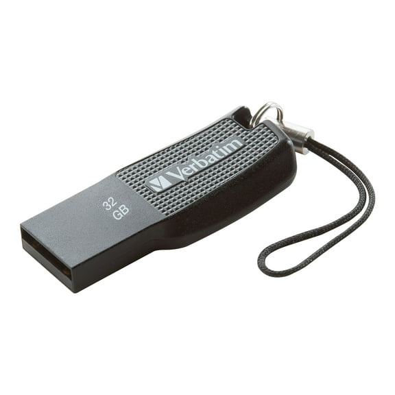 Verbatim Ergo USB 3.0 Flash Drive, 32 GB, Black