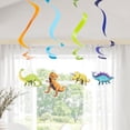 thumbnail image 3 of Fun Express Dinosaur Party Hanging Swirl Decorations - 12 Pc, 3 of 3