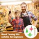 thumbnail image 3 of Kit de 12 Adornos Navideños para Árbol de Navidad, Proyecto Torneado de Madera, Manualidades DIY, Decoración Colgante de Árbol de Navidad, Kit de Torneado de Madera para Fiestas., 3 of 5