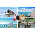 thumbnail image 5 of BeGrit Kayak Anchor 1.5 lb Buoy Kit Folding Grapnel Anchor Carbon Steel for Canoe (Red), 5 of 8