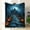 40x30inch（102cmx76cm）, variant on 1pc Vintage Gothic Haunted Castle & Jack-O'-Lanterns Flannel Throw Blanket - Spooky Halloween Decor with Glowing Eyes, Heavyweight 280GSM All-Season Soft Polyester Blanket for Couch, Bed, Travel - Ha