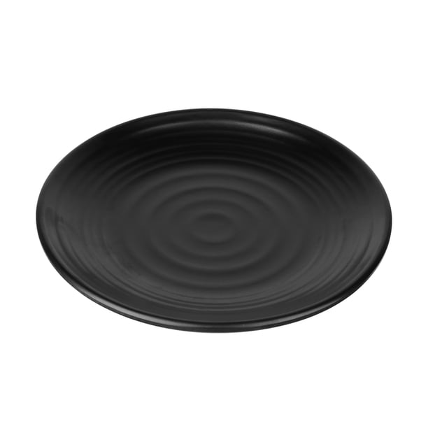 EeaseMX Vajilla de melamina de imitación porcelana, platos llanos, cubiertos de restaurante, platos redondos para fideos (LJP009)