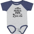 thumbnail image 3 of Inktastic Mema and Papa Love Me Girls Baby Bodysuit, 3 of 5