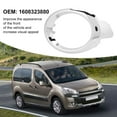 thumbnail image 3 of 1608323880 Cache-Lampe Antibrouillard pour 2012-2015 Berlino Multispace / Partner Tipi / Partner Van, Bordure en Chrome ABS, 3 of 7
