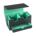 thumbnail image 2 of Caja de baraja de cartas coleccionables shamjiam organizador de tarjetas resistente Verde, 2 of 8