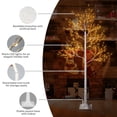 thumbnail image 5 of Birch Christmas Trees with Warm LED Lights, SEGMART Artificial Christmas Trees Set with 6FT+5FT+4FT White Birch, Christmas Decorations with PE Stand for Home, White, SS039, 5 of 9