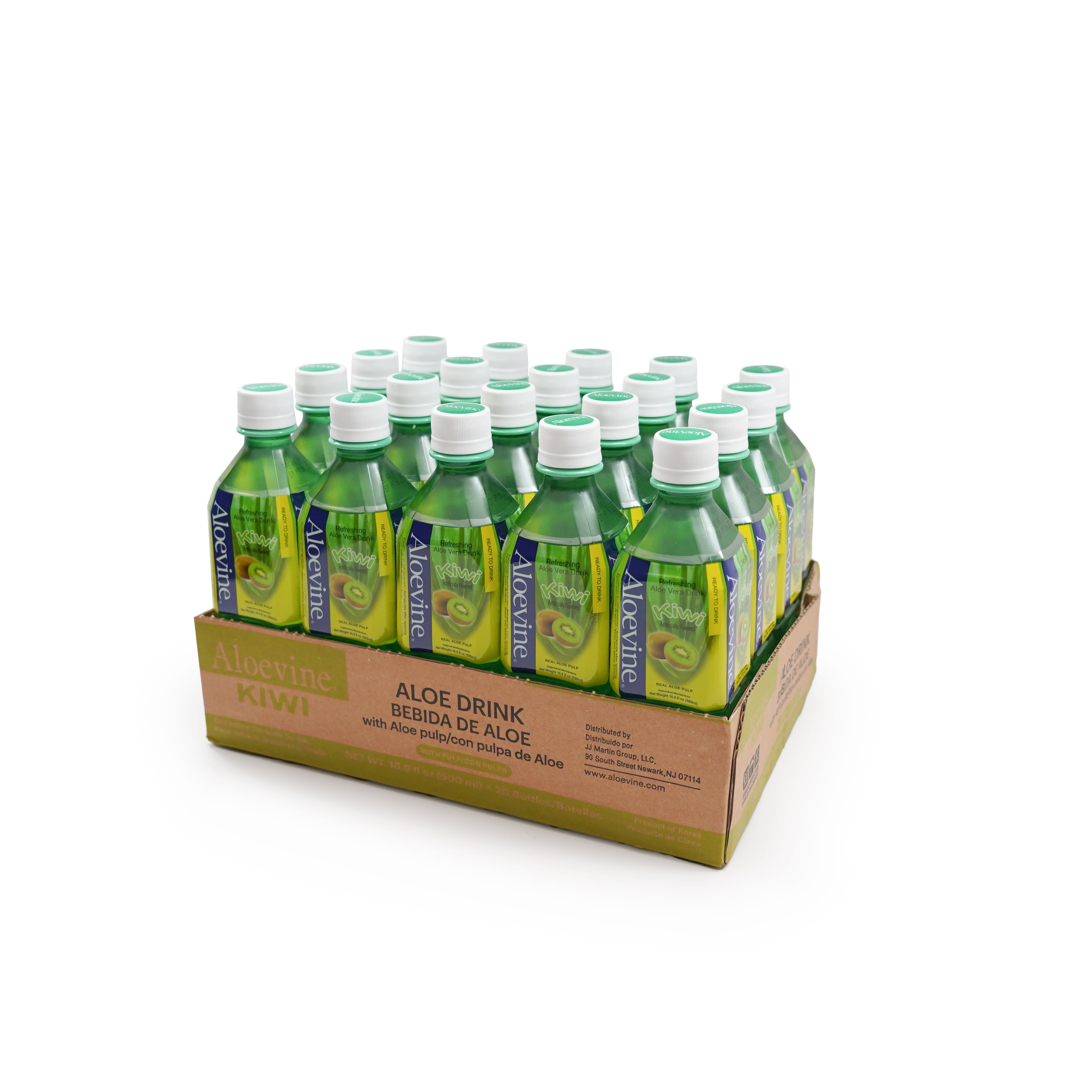 Aloevine Aloe Vera Drink, Kiwi Flavor (16.9 fl oz, 20 pack)