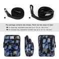 thumbnail image 2 of HAWEE Multifunction Phone Bag One Shoulder Phone Waist Bag Diagonal Cross Bag Smart Phone Case Outdoor Bag Triple Zip Hipster, 2 of 6