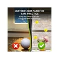thumbnail image 3 of 20pcs Golf Practice Balls Long Distance Drive Durable Impact Training Balls With Carrying Bag Bright Orange Red Yellow Golf Balls,Orange, 3 of 4