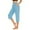 z1-Sky Blue, variant on RQYYD Womens Capri Yoga Pants Loose Comfy Lounge Pajamas Workout Athletic Capris Jersey Joggers Pants with Pockets