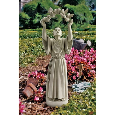 Design Toscano St. Francis's Doves of Peace Garden Statue
