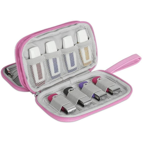 BUBM USB Flash Drive Case, Portable Waterproof Electronic Accessories Bag for USB Flash Drives, SD Cards,Earphone