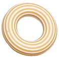 thumbnail image 2 of SHISUYAN Inflatable Float Swimming Ring Beach Pool Party Swimming Ring PVC Striped Swimming Ring Size 60#, 2 of 8
