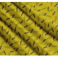 thumbnail image 3 of Soimoi Yellow Cotton Poplin Fabric Shadow & Bat Animal Print Fabric by the Yard 56 Inch Wide, 3 of 7