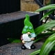 thumbnail image 1 of Estatua de Gnomo de Jardín Solar con Corona de Suculentas y Luces Led - Figura Decorativa de Enano para Patio, Balcón y Jardín., 1 of 3