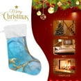 thumbnail image 4 of Coolnut Christmas Stockings 17 inch 2Pack Alcohol Ink Colors Marble Texture Xmas Stockings Fireplace Hanging Socks for Kids Family Christmas Decoration Holiday Gift Decor, 4 of 6