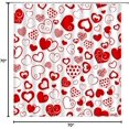 thumbnail image 2 of Valentine''s Day Shower Curtain Red Pink Heart Romantic Sweet Love for Lover Couple Creative Bathroom Decor Fabric Curtain with Hooks, 2 of 2