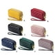 thumbnail image 4 of Sonducket Carteras de mujer con correa para la muñeca, tarjetero de PU, monedero de bolsillo con tres cremalleras, bolso de mano de estilo Carteras Púrpura, 4 of 6
