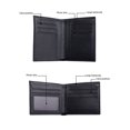 thumbnail image 4 of Men's Wallet PU Leather Embossing Billfold Busniess Holder Purse Short Wallet (Black), 4 of 9