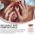 thumbnail image 4 of fastboy False Nail Removable Wearable Simple to Apply Smooth Surface Various Shapes Fake Fingernail Strong Viscosity Charming Paster 32, 4 of 7