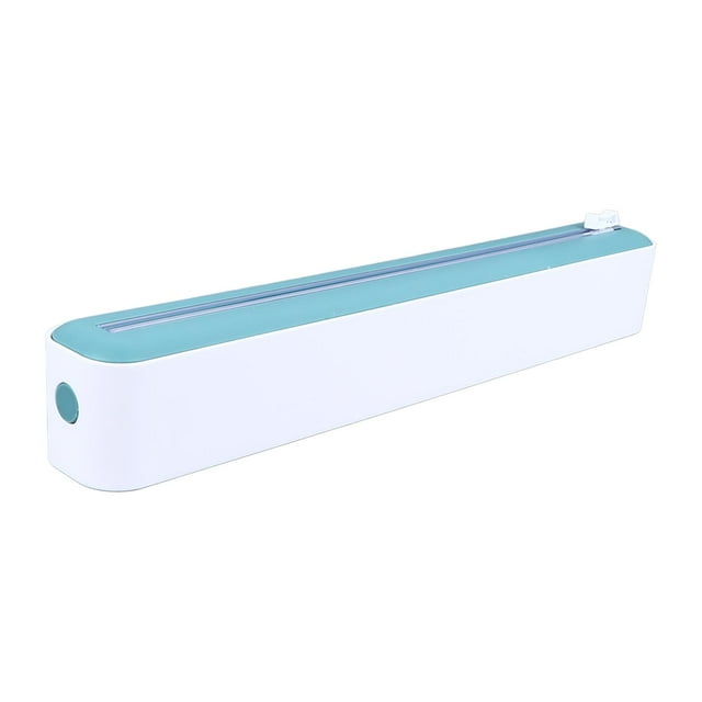 Dispensador De Envoltura Con Cortador, Dispensador De Películas De Adhesivos Rellenables Magnéticos Para La Organización De La Cocina 14.4x2.0x2.2in