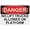 Warning Sign 1, variant on Metal Hanging Plate Horizontal Sign MEN WORKING DON'T START, Waterproof, Fade and Scratch Resistant, safety signs, equipment Warning signs, etc - DANGER SIGN Style 20x30cm