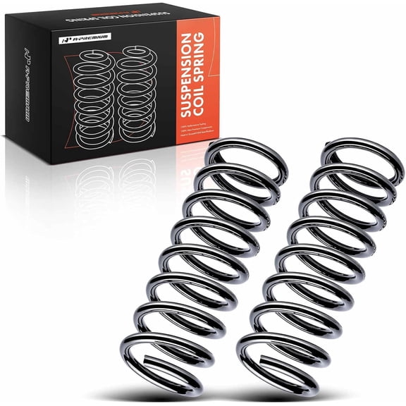 A-Premium 2-Pack Front Coil Spring Set Compatible with Ford, Mercury | for Ford Falcon 1963-1965, Mustang 1964-1966, Falcon Sedan Delivery Maverick Ranchero & Mercury Caliente Comet Cyclone