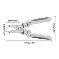 thumbnail image 3 of PEONAVET Wire Stripper Multifunctional Stripping Pliers Cable Stripping Pliers Electrician Special Pliers Peeling and Pressing Branch Cutting Cable Tool, 3 of 9
