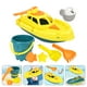 thumbnail image 4 of KAKOWELY 1 juego de pala de arena de plástico para yate de playa, juguete para niños, color aleatorio, 4 of 5