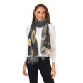 thumbnail image 2 of Sun and Moon Stars Waves Winter Scarf for Women Fashion Warm Long Soft Blanket Scarves Gifts, 2 of 10
