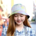 thumbnail image 2 of GOOHOCHY 1 sombrero de moda con efecto tie-dye, protector solar, de ala ancha., 2 of 8