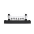 thumbnail image 1 of 6 Terminal Bus Bar 150a Bus Bar Block Cover Ground Distribution Terminal Block Terminales de anillo termorretráctil para coche, barco, caravana marina Rv (1 unidad, negro) XianweiShao 8390612033407, 1 of 1