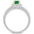 thumbnail image 4 of Everly Women's Emerald 14k Two-tone Gold Ring, 4 of 8