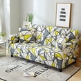 thumbnail image 2 of 1/2/3/4 Seater Easy Fit Sofa Slipcover Stretch Protector Soft Couch Cover Floral, 2 of 9