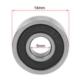 thumbnail image 4 of Rodamiento de bola 605RS 5x14x5mm sellado por un lado de acero cromado, 4 of 5
