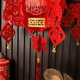 thumbnail image 4 of Chinese Flocking DIY Lantern Lucky 3D Non-woven Lantern Chinese New Year Lantern Spring Festival Decoration Hanging Ornaments, 4 of 6