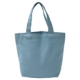thumbnail image 1 of Uxcell Canvas Tote Bag with Handle Small Reusable Handbag Shopping Bags Blue, 1 of 5