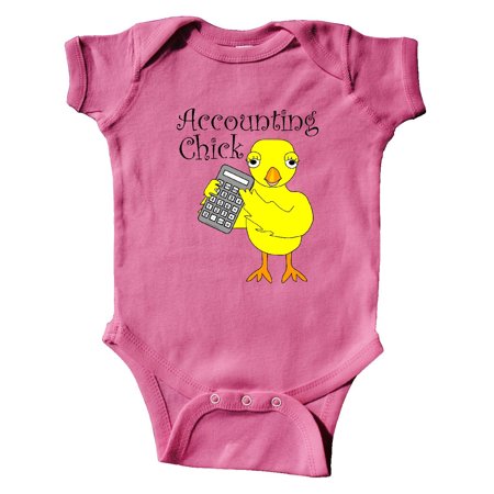 

Inktastic Accounting Chick Text Gift Baby Girl Bodysuit