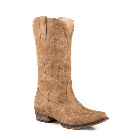 Roper Womens Riley Round Toe Cowboy Mid Calf Boots