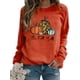 thumbnail image 1 of Mujeres manga larga túnica Tops pulóver túnica sudaderas otoño otoño blusas ligeras camisetas, 1 of 2