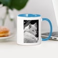 thumbnail image 3 of CafePress - Gorgeous White Wolf Mugs - 11 oz Ceramic Mug - Novelty Coffee Tea Cup, 3 of 4