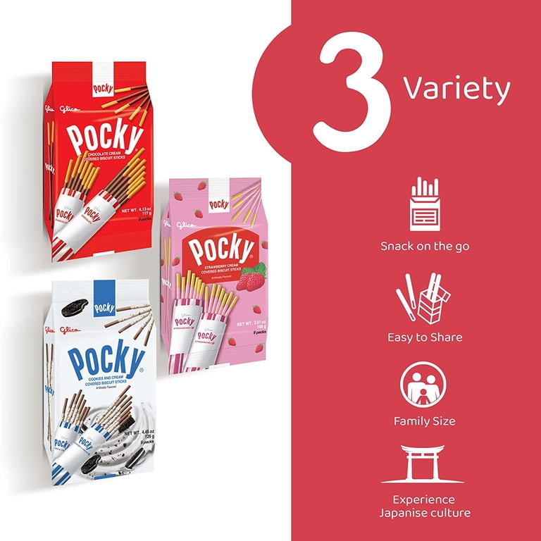 Grateful Grocer Pocky Sticks Variety Pack, Japanese International